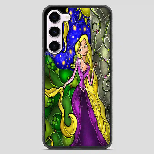 Stained Glass Disney Tangled Rapunsel Samsung Galaxy S23 Case