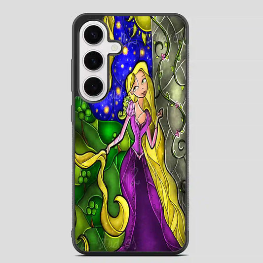 Stained Glass Disney Tangled Rapunsel Samsung Galaxy S24 FE Case