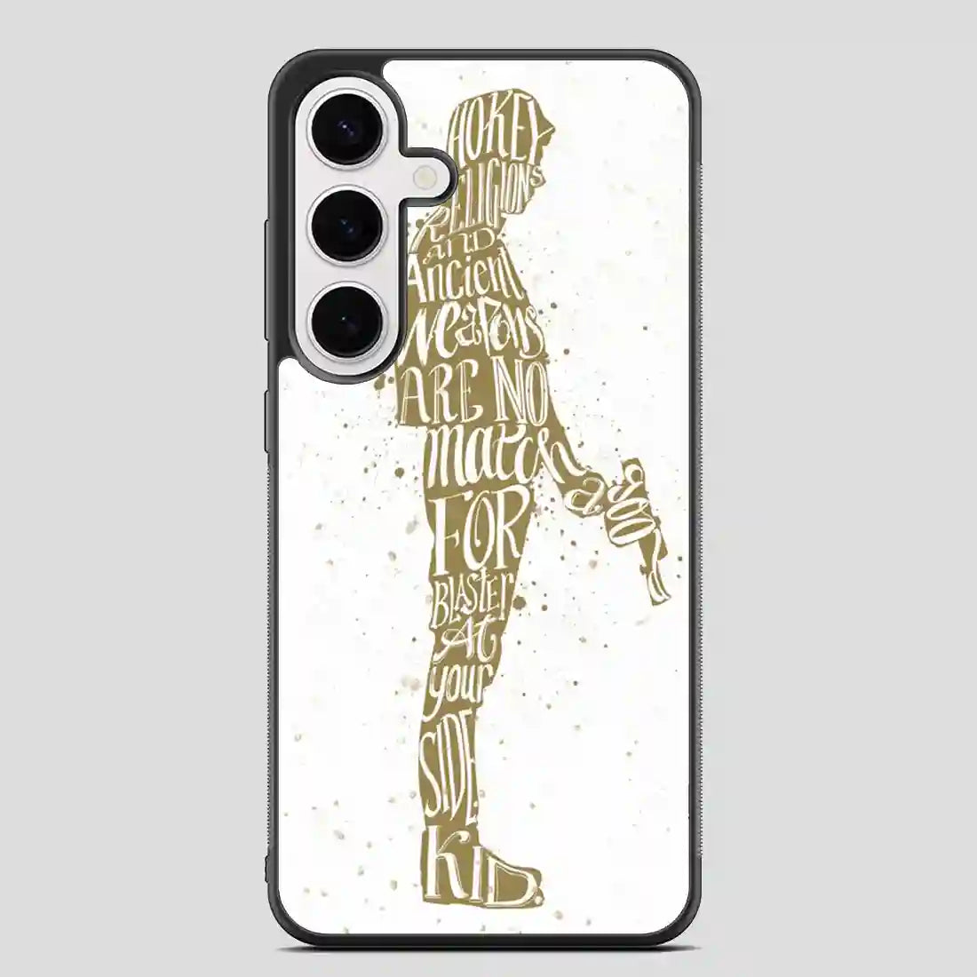 Star Wars Han Solo Handlettering Typography Quote Samsung Galaxy S24 FE Case