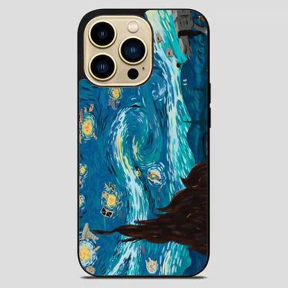 Star Wars Version Of Starry Night iPhone 14 Pro Max Case