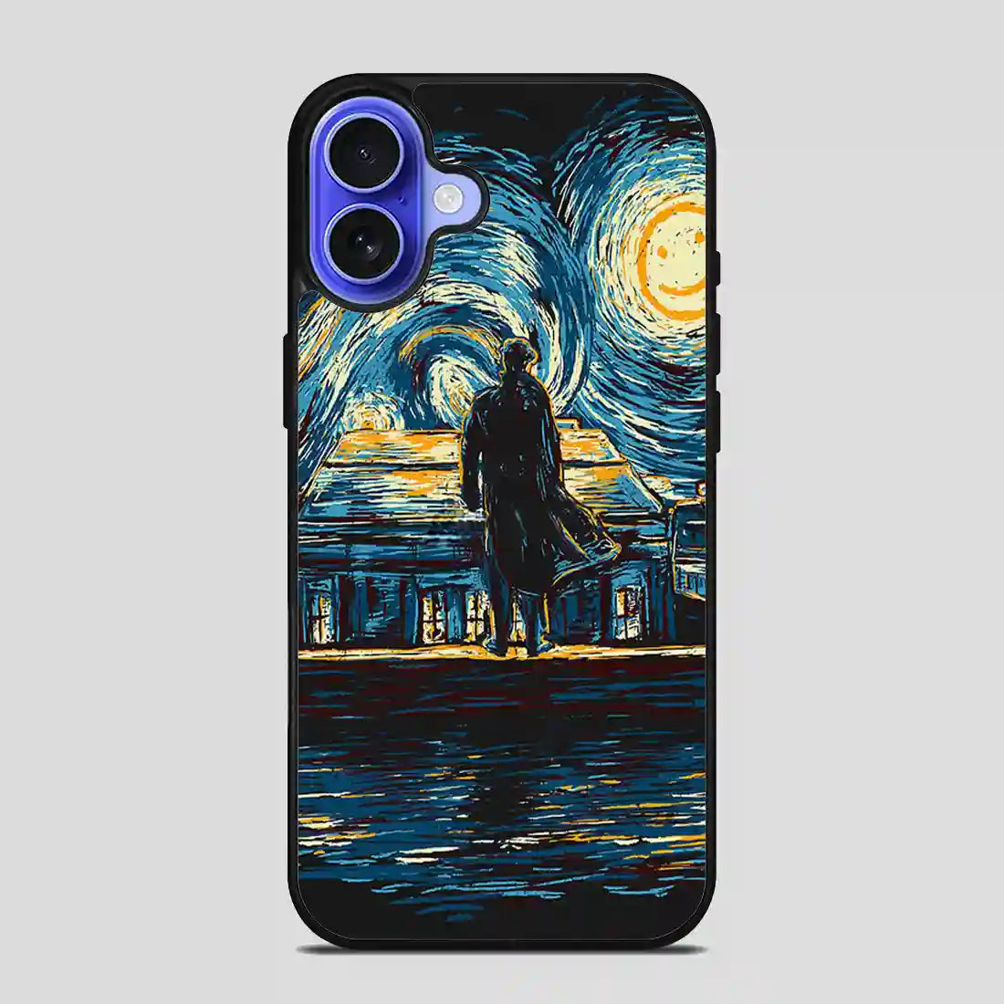 Starry Fall Sherlock iPhone 16 Case