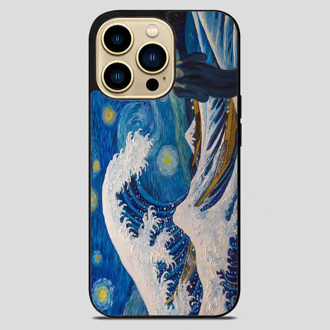 Starry Frothy Scream Van Gogh iPhone 14 Pro Max Case