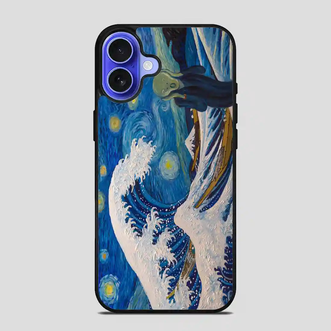 Starry Frothy Scream Van Gogh iPhone 16 Case