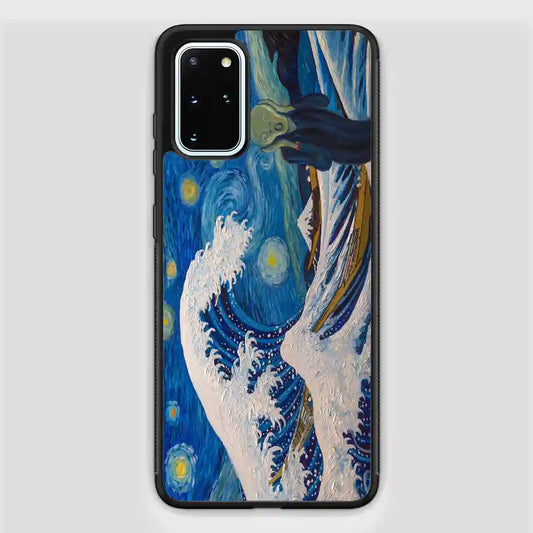 Starry Frothy Scream Van Gogh Samsung Galaxy S20 Plus Case