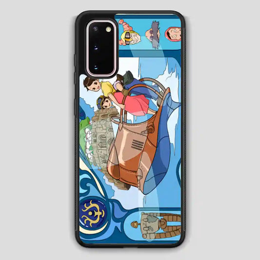 Studio Ghibli Castle In The Sky Laputa Art Nouveau Samsung Galaxy S20 Case