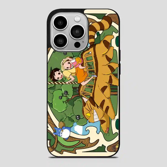 Studio Ghibli My Neighbor Totoro Art iPhone 14 Pro Case