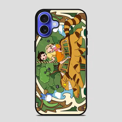 Studio Ghibli My Neighbor Totoro Art iPhone 16 Case