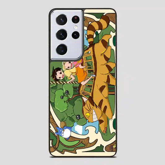 Studio Ghibli My Neighbor Totoro Art Samsung Galaxy S21 Ultra Case