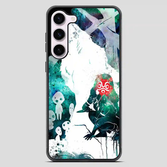 Studio Ghibli Princess Mononoke Ft San Of The Wolf Tribe Watercolor Samsung Galaxy S23 Case