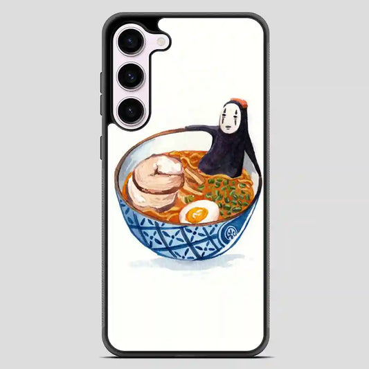 Studio Ghibli Watercolor Spirited Away No Face Ramen Bath Samsung Galaxy S23 Case