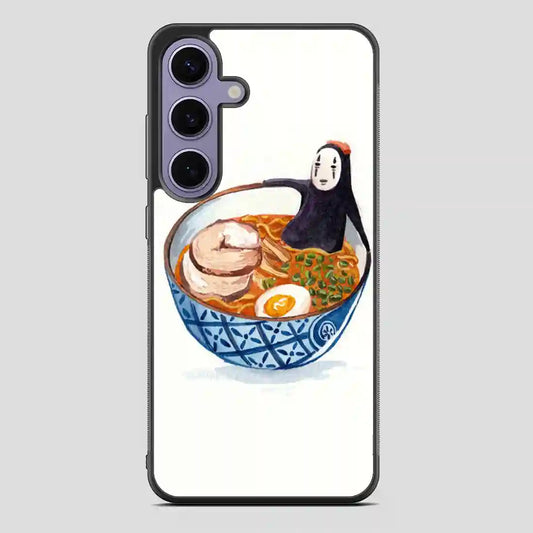 Studio Ghibli Watercolor Spirited Away No Face Ramen Bath Samsung Galaxy S24 Case