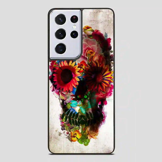 Sugar Skull Samsung Galaxy S21 Ultra Case