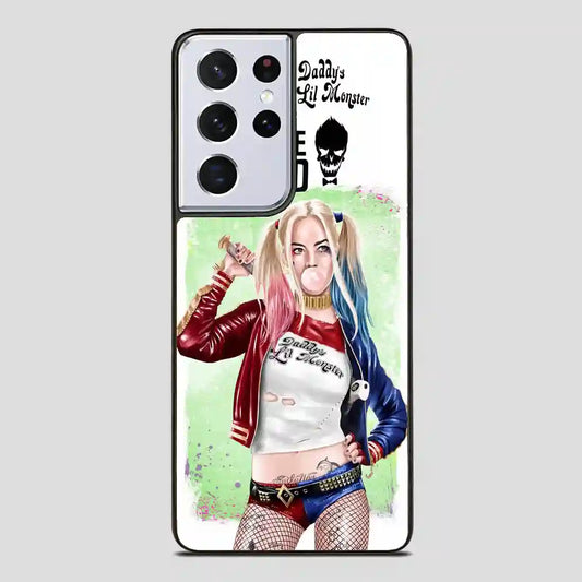 Suicide Squad Harley Quinn Retro Samsung Galaxy S21 Ultra Case