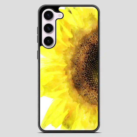 Sun Flower Watercolor Samsung Galaxy S23 Case