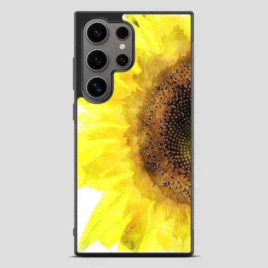 Sun Flower Watercolor Samsung Galaxy S24 Ultra Case