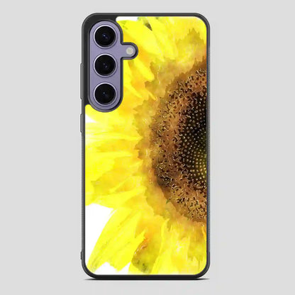 Sun Flower Watercolor Samsung Galaxy S24 Case