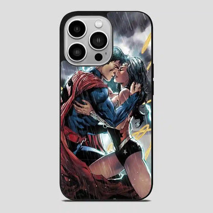 Superman And Wonder Woman iPhone 14 Pro Case