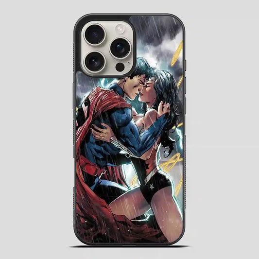 Superman And Wonder Woman iPhone 16 Pro Max Case