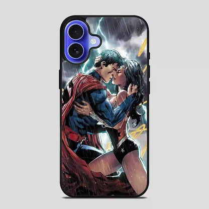 Superman And Wonder Woman iPhone 16 Case