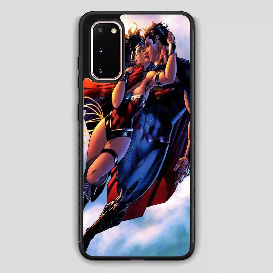 Superman And Wonder Woman Kiss Samsung Galaxy S20 Case