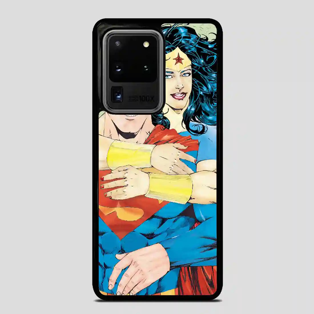 Superman And Wonder Woman Retro Samsung Galaxy S20 Ultra Case