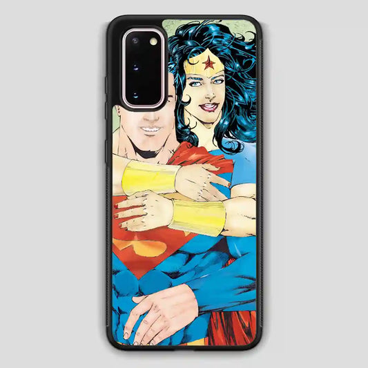 Superman And Wonder Woman Retro Samsung Galaxy S20 Case