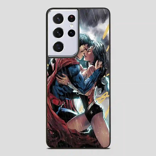 Superman And Wonder Woman Samsung Galaxy S21 Ultra Case