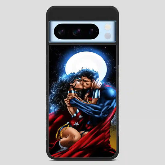 Superman And Wonder Woman Vintage Google Pixel 8 Pro Case