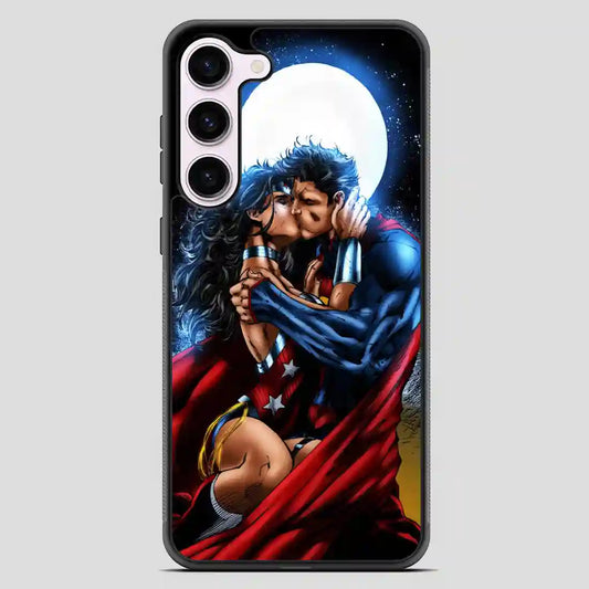 Superman And Wonder Woman Vintage Samsung Galaxy S23 Case