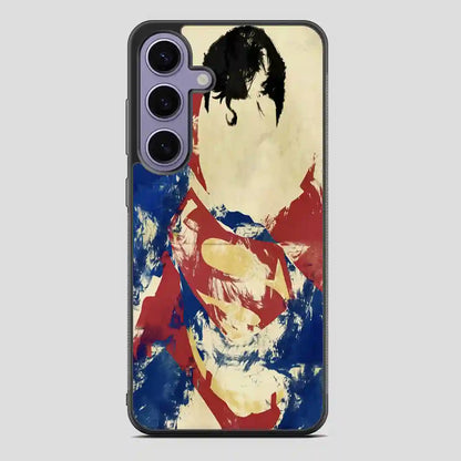 Superman Painting Watercolor Samsung Galaxy S24 Case