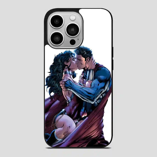 Superman Wonder Woman iPhone 14 Pro Case