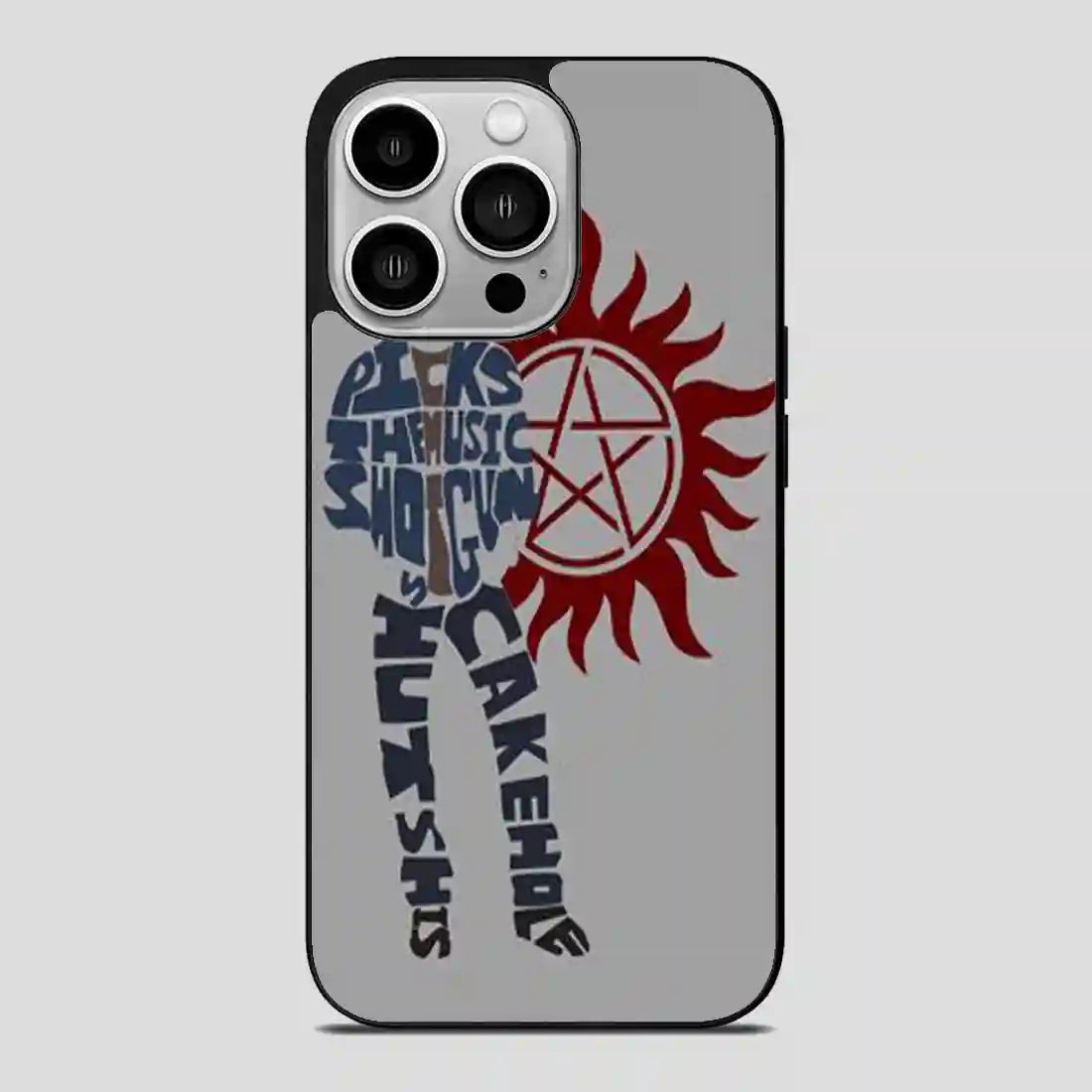 Supernatural Cakehole Rainbow iPhone 14 Pro Case