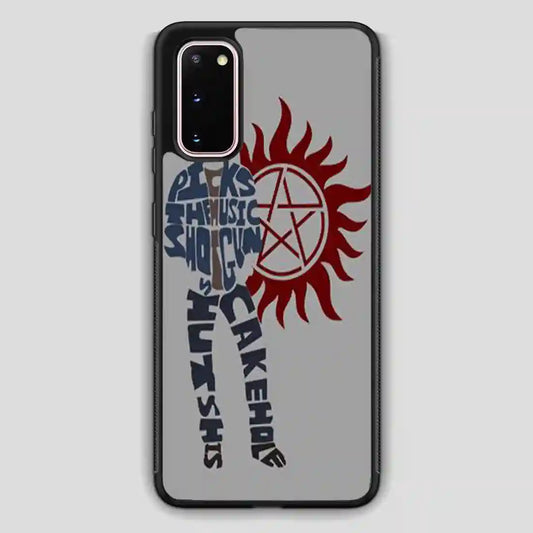 Supernatural Cakehole Rainbow Samsung Galaxy S20 Case