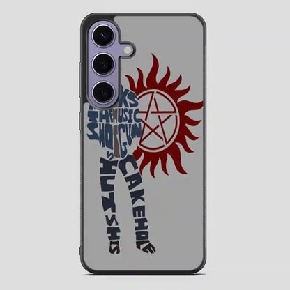 Supernatural Cakehole Rainbow Samsung Galaxy S24 Case