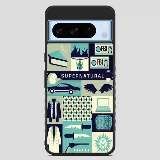 Supernatural Collage Quote Google Pixel 8 Pro Case