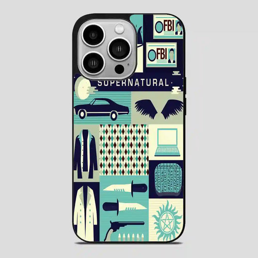 Supernatural Collage Quote iPhone 14 Pro Case