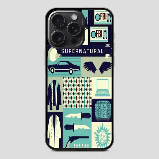 Supernatural Collage Quote iPhone 15 Pro Case