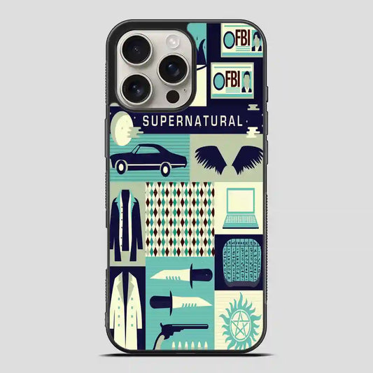 Supernatural Collage Quote iPhone 16 Pro Max Case