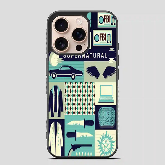 Supernatural Collage Quote iPhone 16 Pro Case