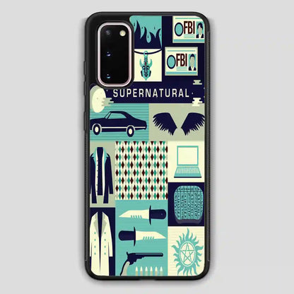 Supernatural Collage Quote Samsung Galaxy S20 Case