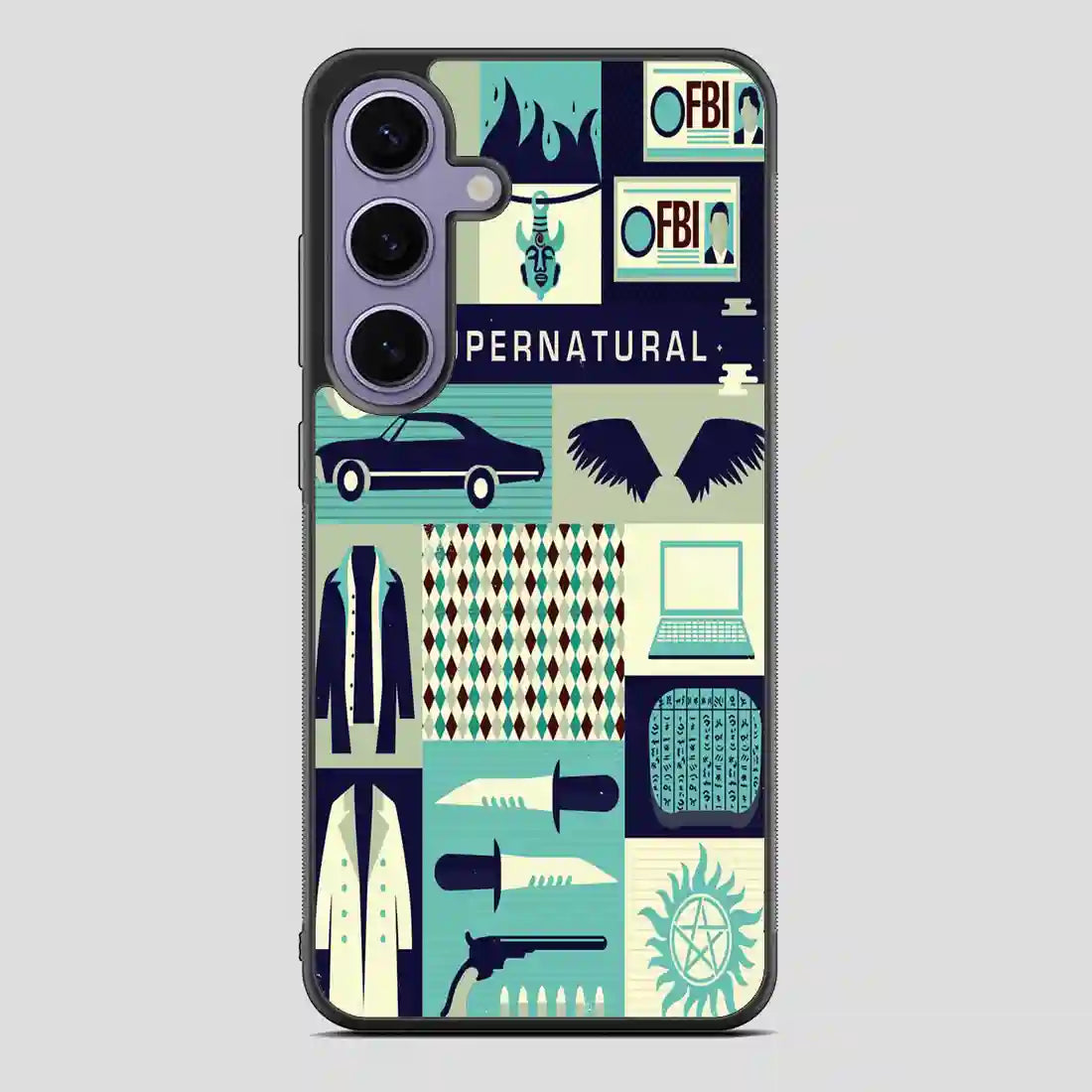 Supernatural Collage Quote Samsung Galaxy S24 Case