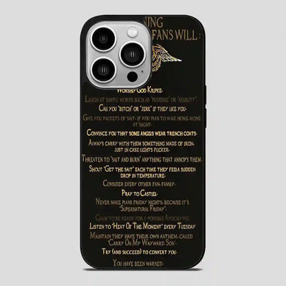 Supernatural Fans Will iPhone 14 Pro Case