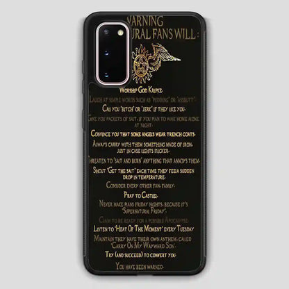 Supernatural Fans Will Samsung Galaxy S20 Case