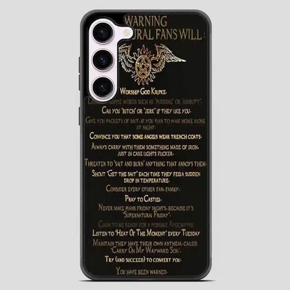 Supernatural Fans Will Samsung Galaxy S23 Case