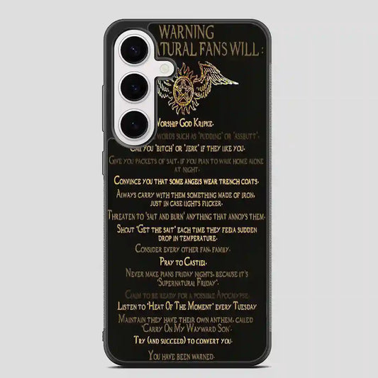 Supernatural Fans Will Samsung Galaxy S24 Plus Case