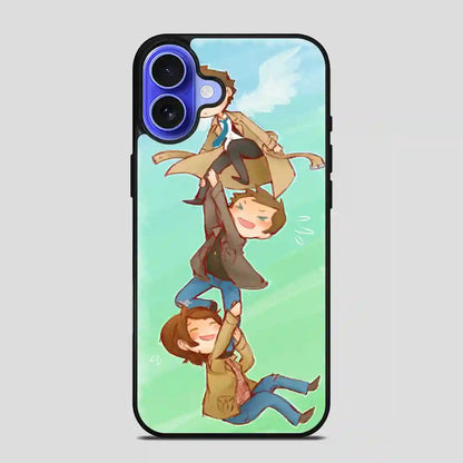 Supernatural Funny Art iPhone 16 Case