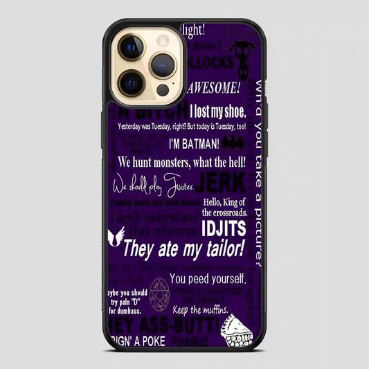 Supernatural Retroaesthetic iPhone 12 Pro Case