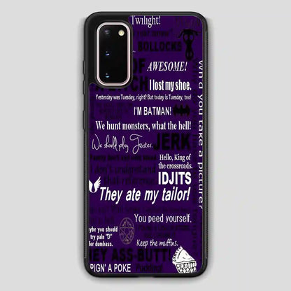 Supernatural Retroaesthetic Samsung Galaxy S20 Case