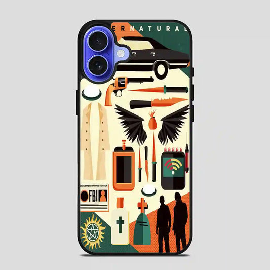 Supernatural Retrostreet iPhone 16 Case