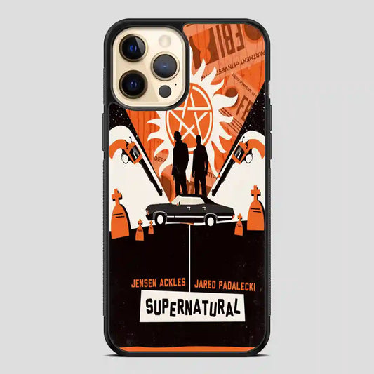 Supernatural Retrowallpaper iPhone 12 Pro Case